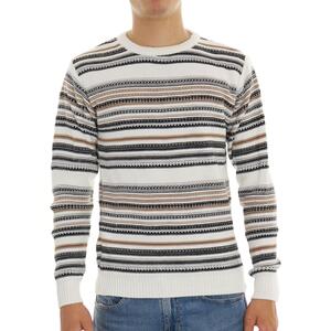 MAGLIA A RIGHE PANNA